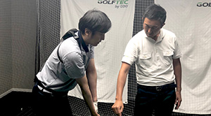 関連企業向けゴルフテック体験