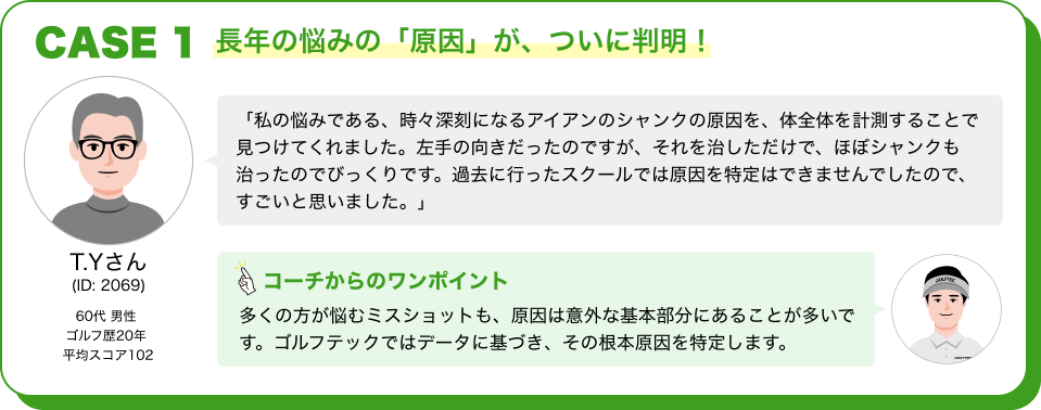 CASE1 長年の悩みの「原因」が、ついに判明！
